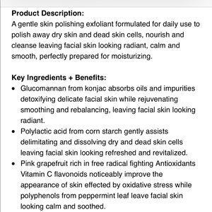 Grown Alchemist Makeup - NIB Grown Alchemist Polishing Facial Exfoliant Grown Alchemist Makeup - NIB Grown Alchemist Polishing Facial Exfoliant
